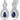Colored Stone Earring