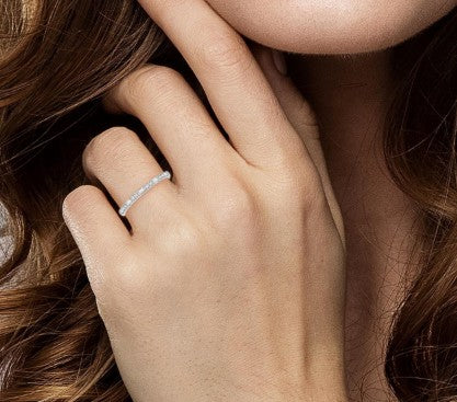 Diamond Wedding Bands  -  Women'