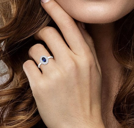 Colored Stone Rings  -  Women'