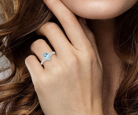 Colored Stone Rings  -  Women'