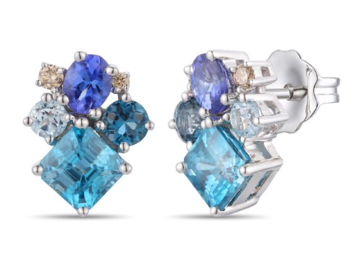 Colored Stone Earring