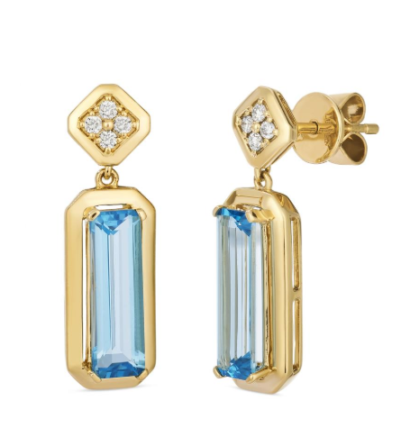 Colored Stone Earring