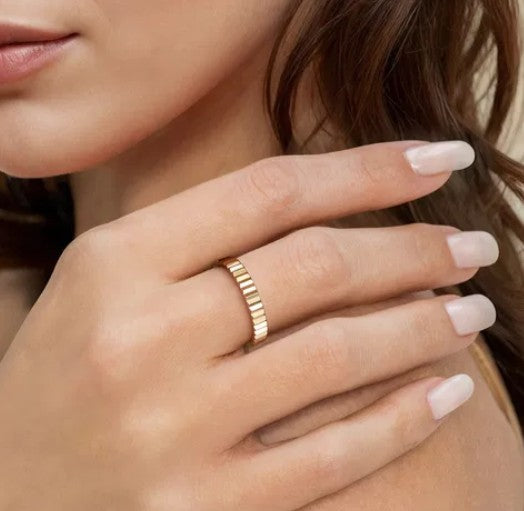Gold Fashion Rings  -  Women'