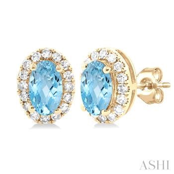 Colored Stone Earring