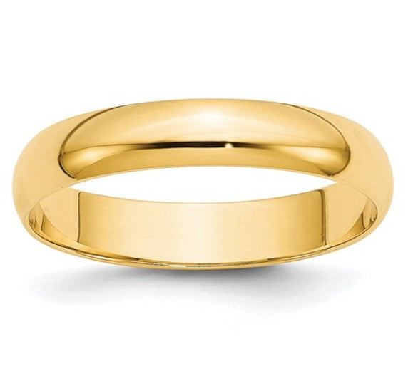 Gold Wedding Bands  -  Men'