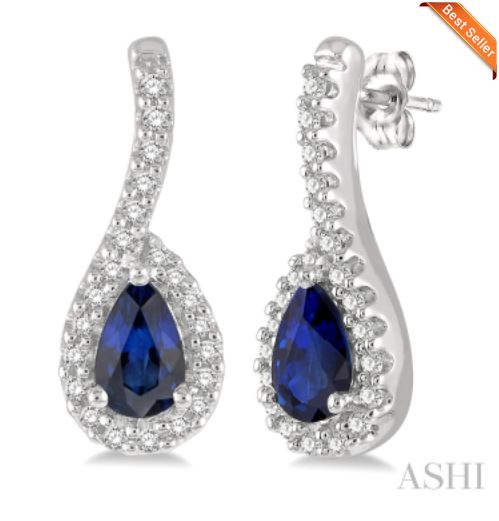 Colored Stone Earring