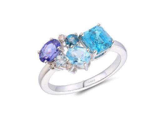 Colored Stone Rings  -  Women'