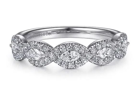 Diamond Wedding Bands  -  Women'