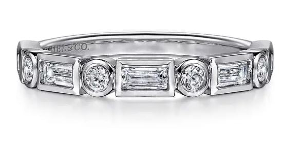 Diamond Wedding Bands  -  Women'