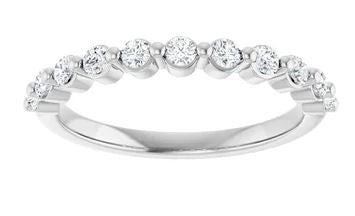 Diamond Wedding Bands  -  Women'