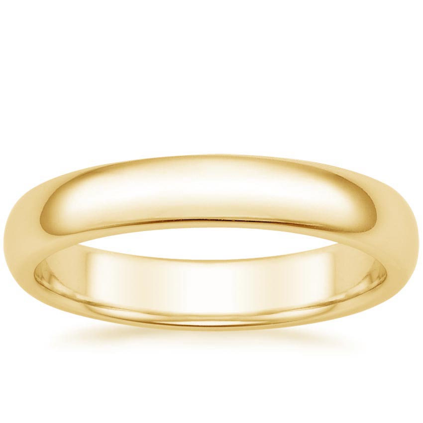 Gold Wedding Bands  -  Women'